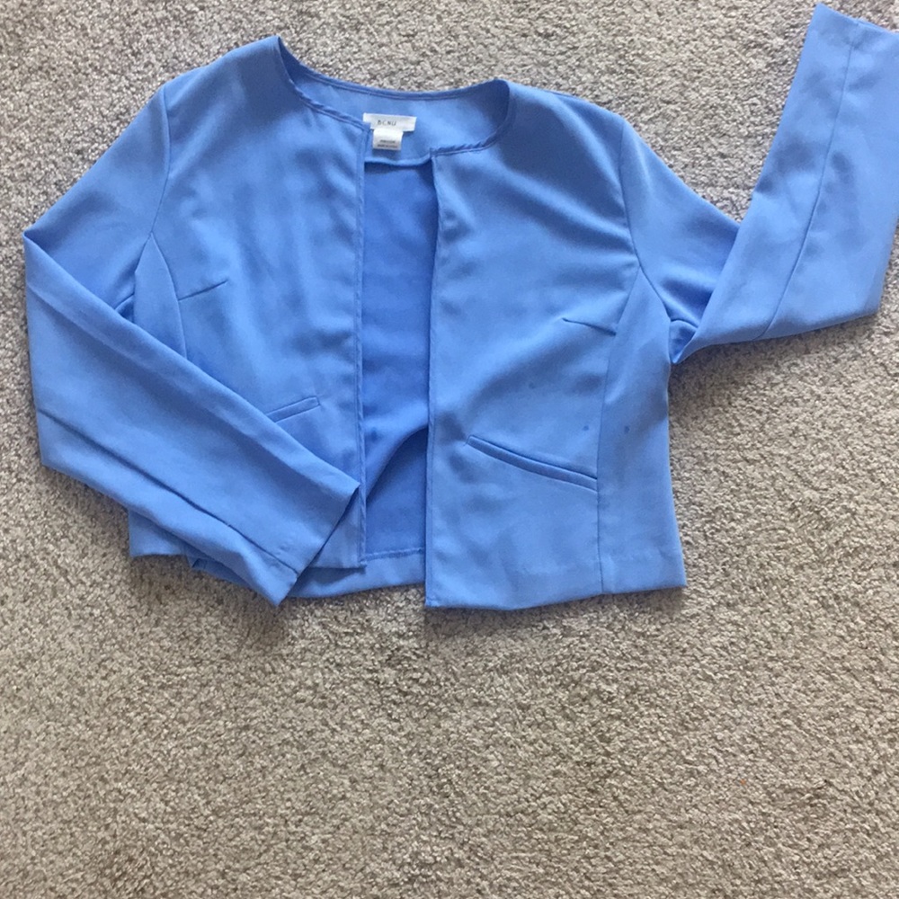 BCNU cropped jacket // lightblue